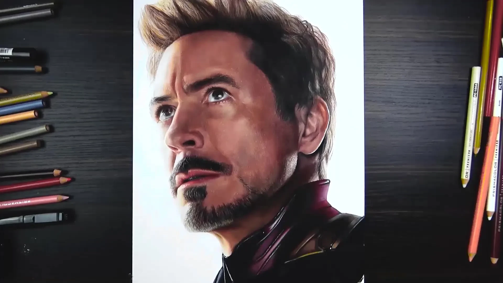 Tony Stark goatee 2024
