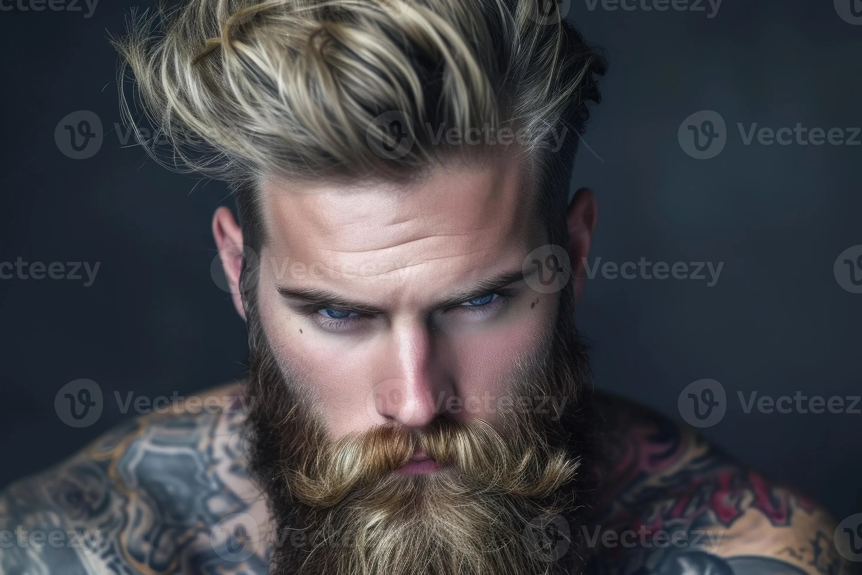 Sculpted beard image