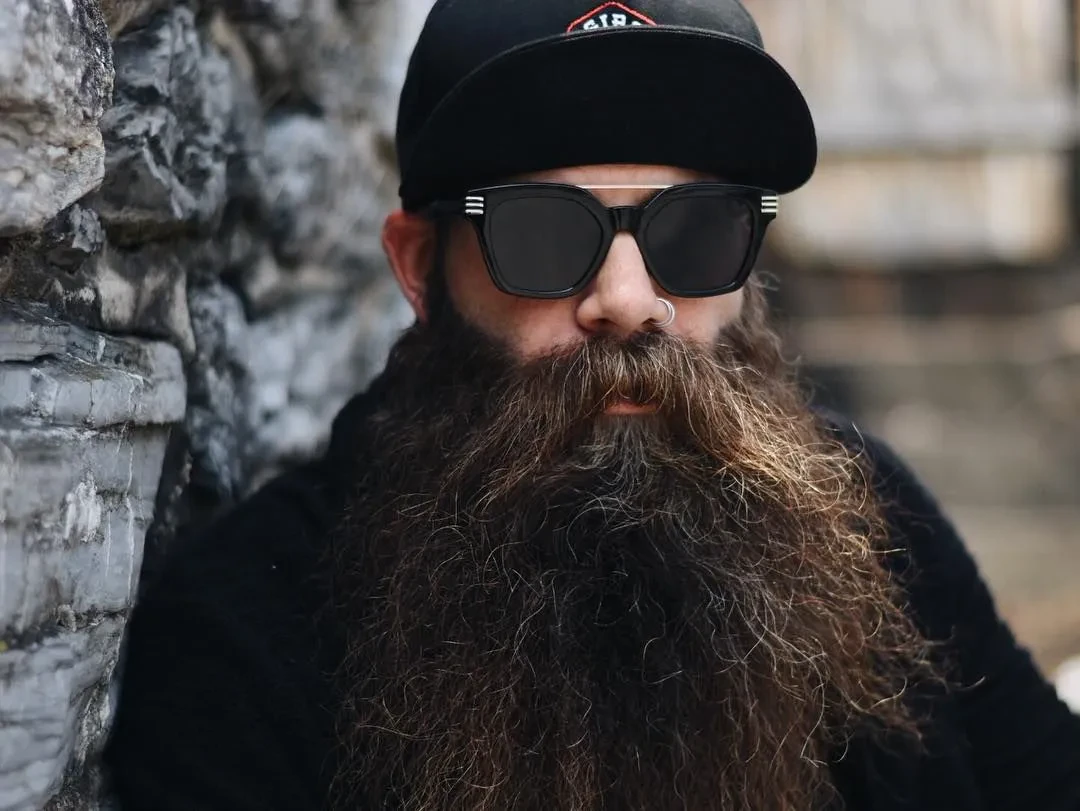 full bushy beard