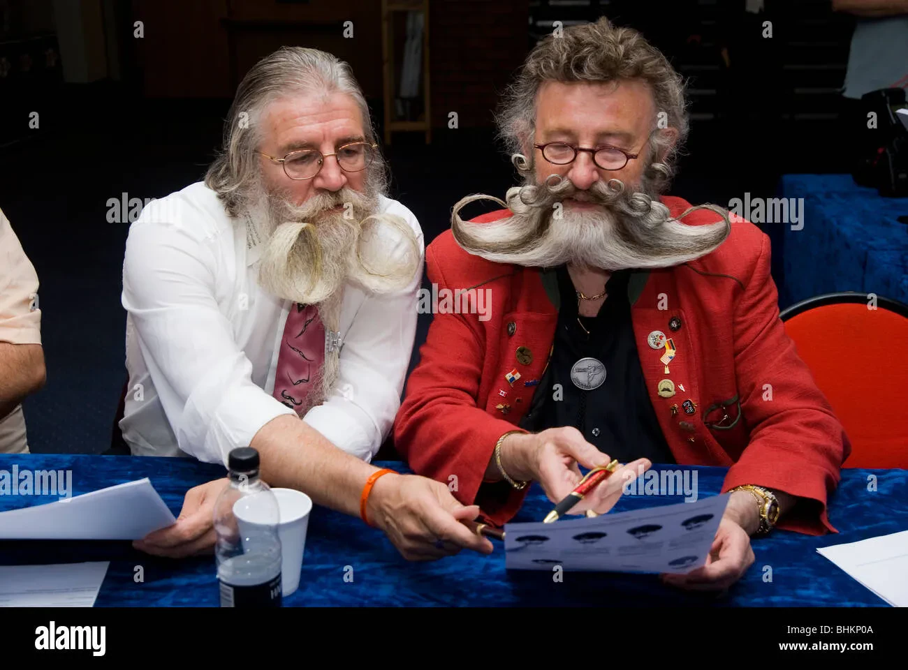 Beard competition judges