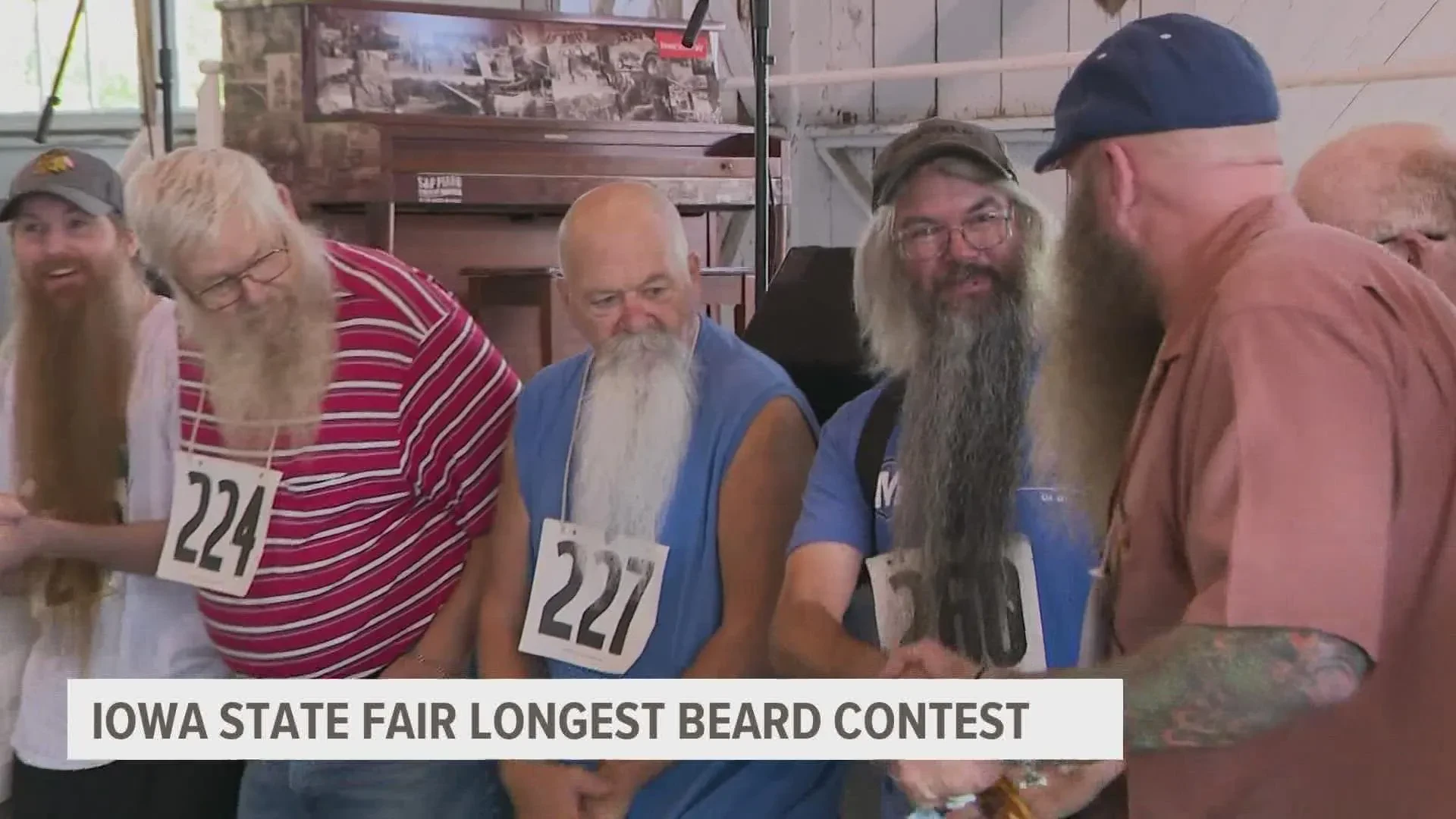 Winner of beard competition