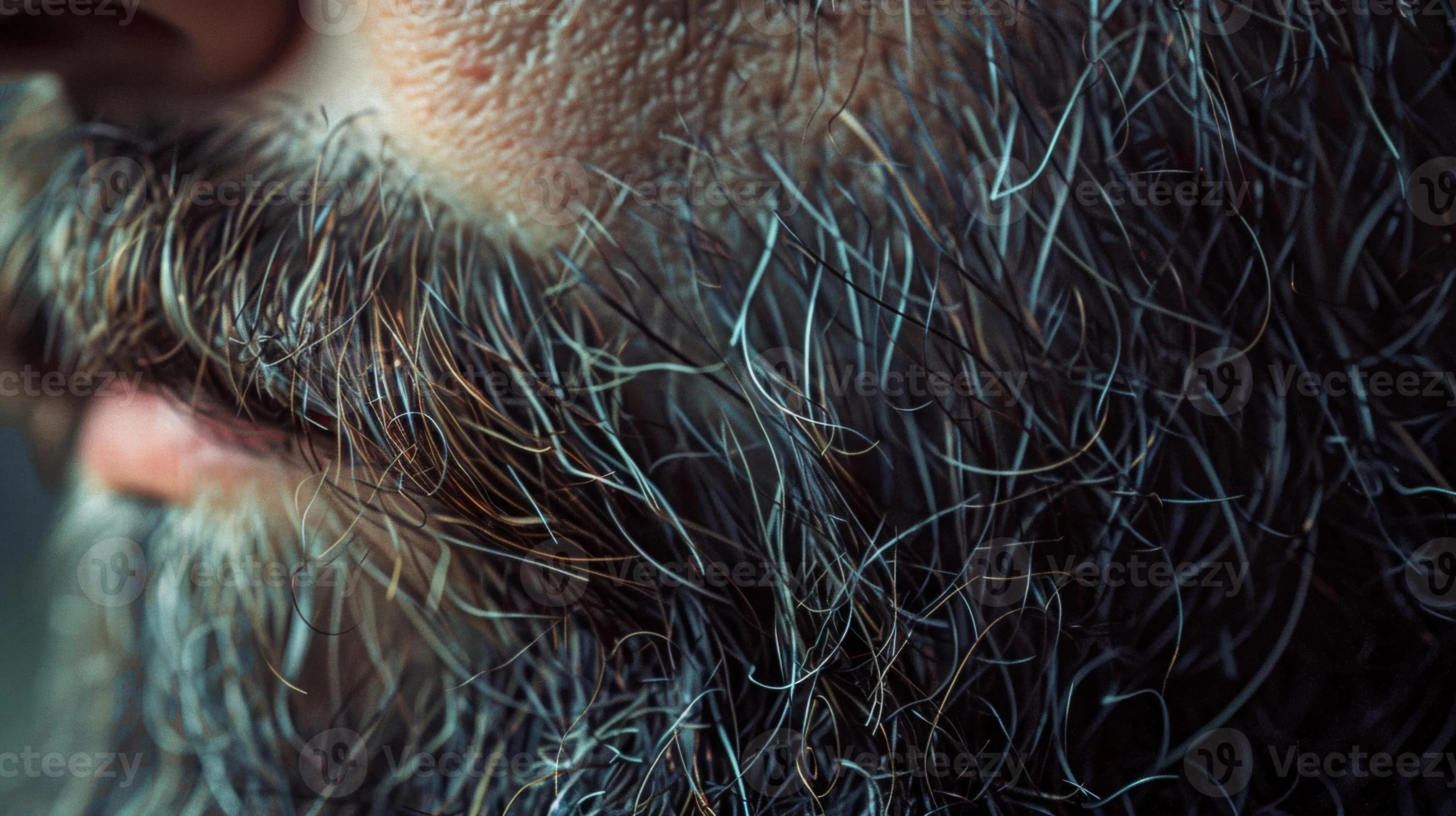 Different beard textures