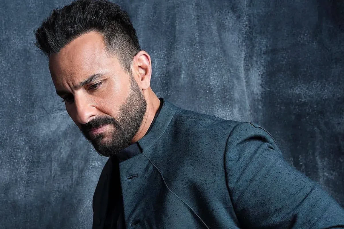 Saif Ali Khan short trimmed beard