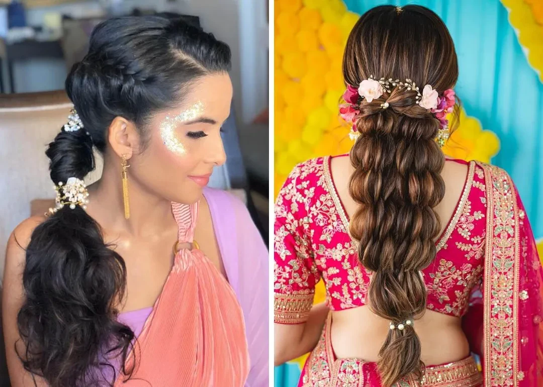 Traditional Indian Braid Hairstyle