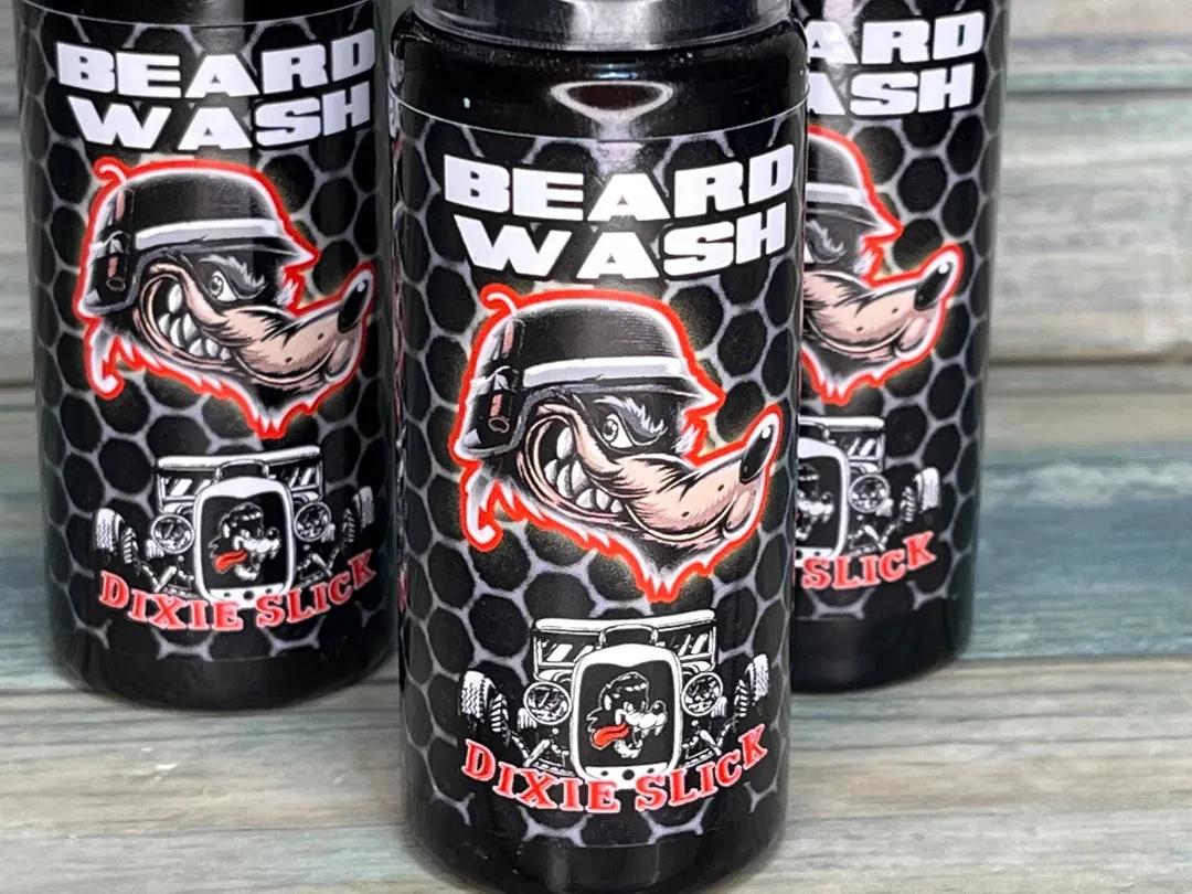 beard wash bottle