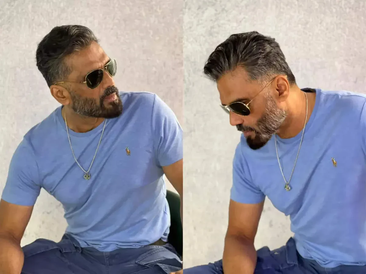 Sunil Shetty Short Boxed Beard 2024