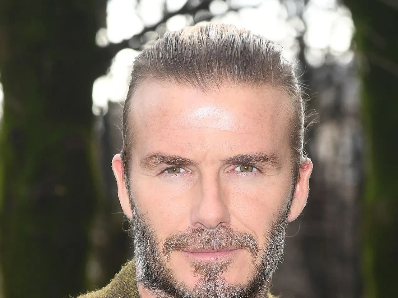 David Beckham Short Stubble 2024